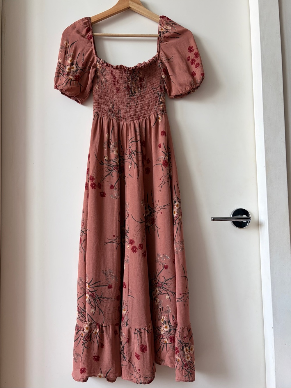 Reformation Farrow Maxi Floral Dress in the "Queen" colorway